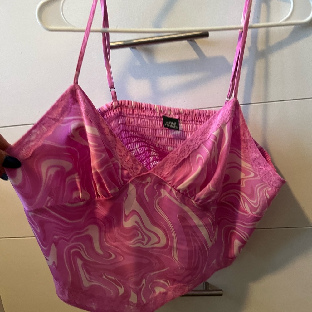 Wild fable pink crop top